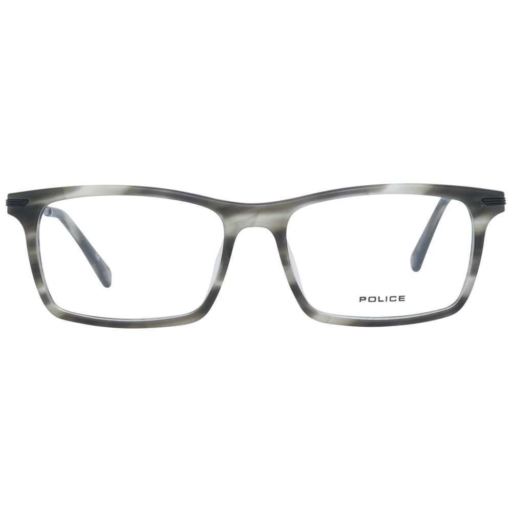 Police Gray Men Optical Glasses Frames