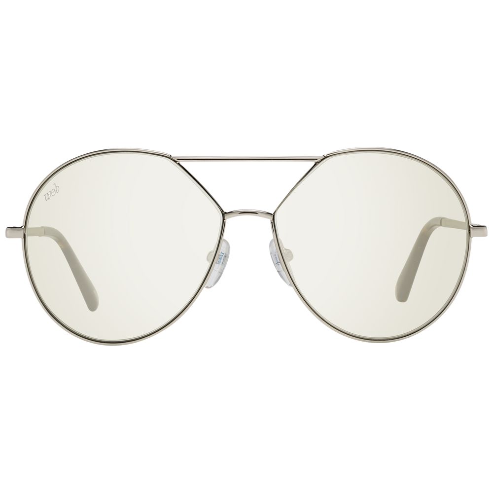 Web Goldfarbene Sonnenbrille mit Metallrahmen