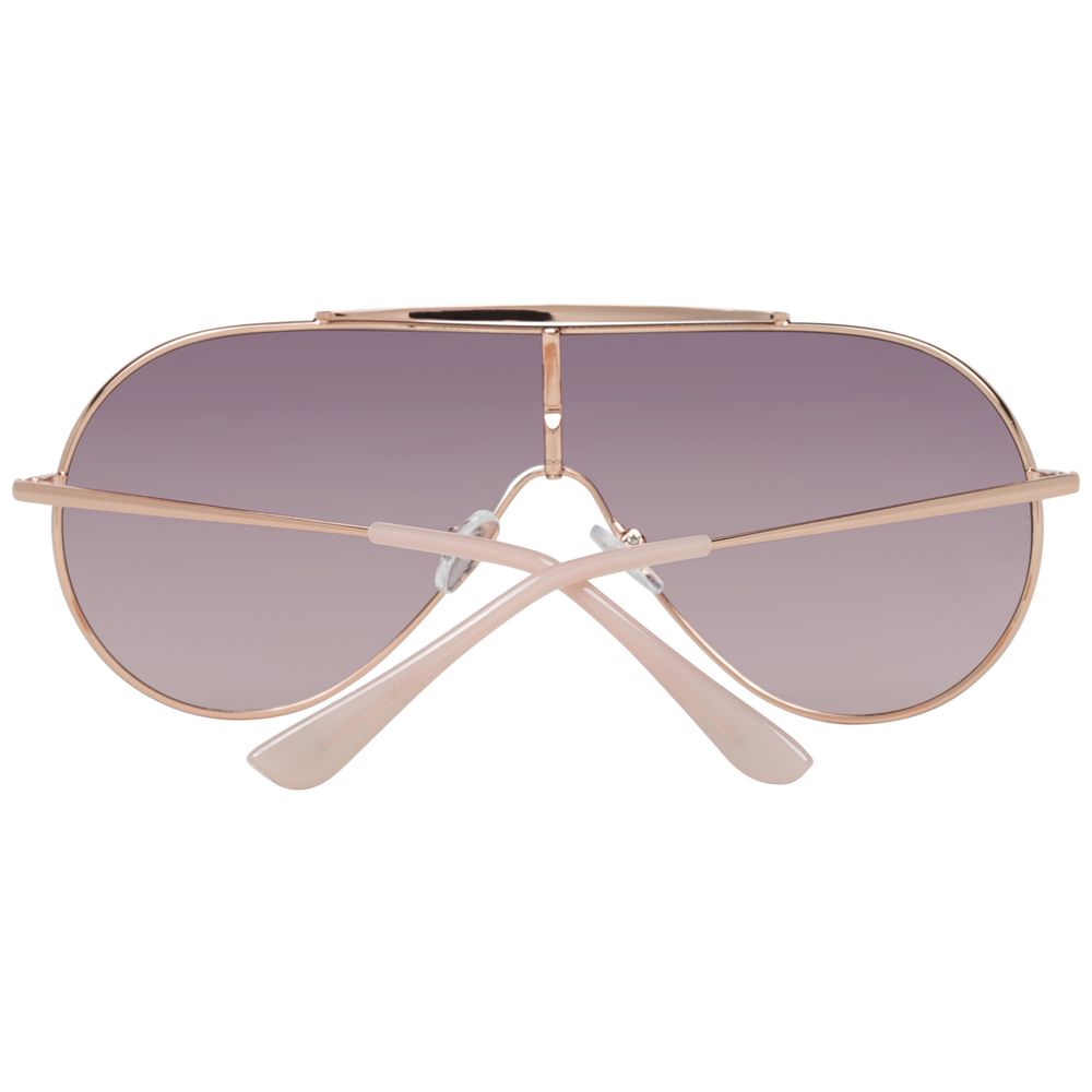 Guess Sonnenbrille aus roségoldfarbenem Metall