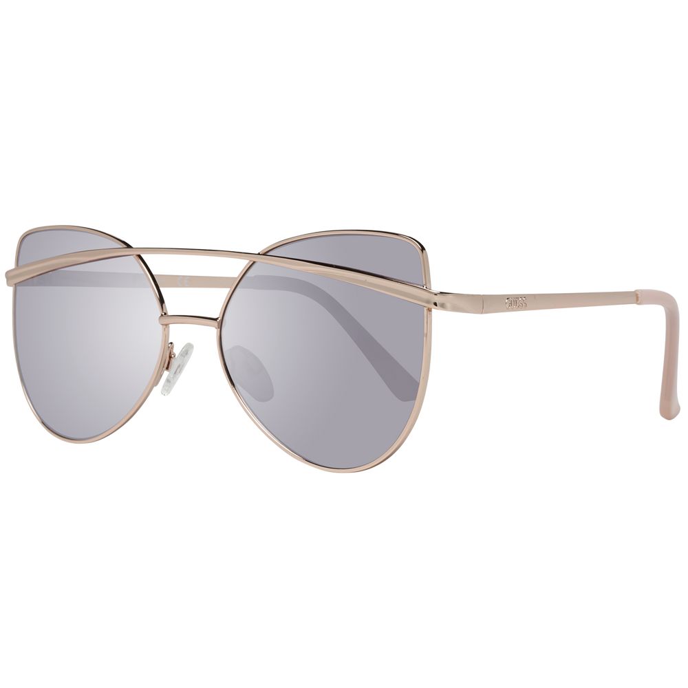 Guess Sonnenbrille mit Roségold-Metallrahmen