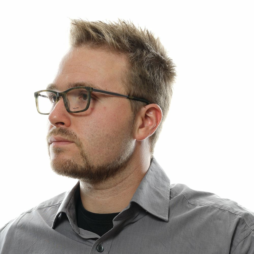 Police Green Men Optical Glasses Frames