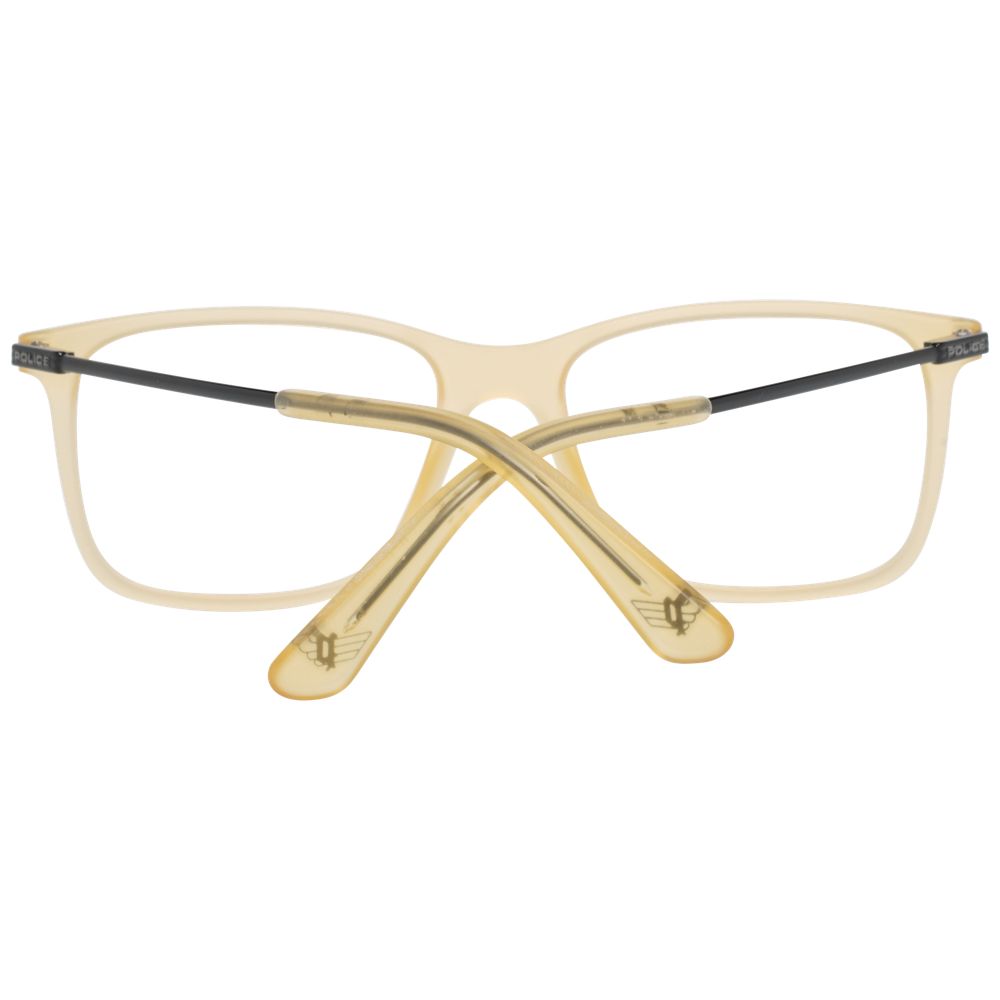 Police Yellow Men Optical Glasses Frames