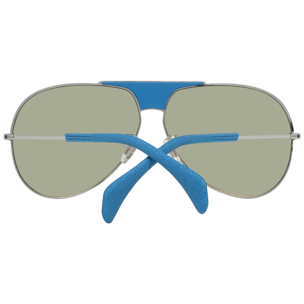 Police Blaue Sonnenbrille aus Kunststoff