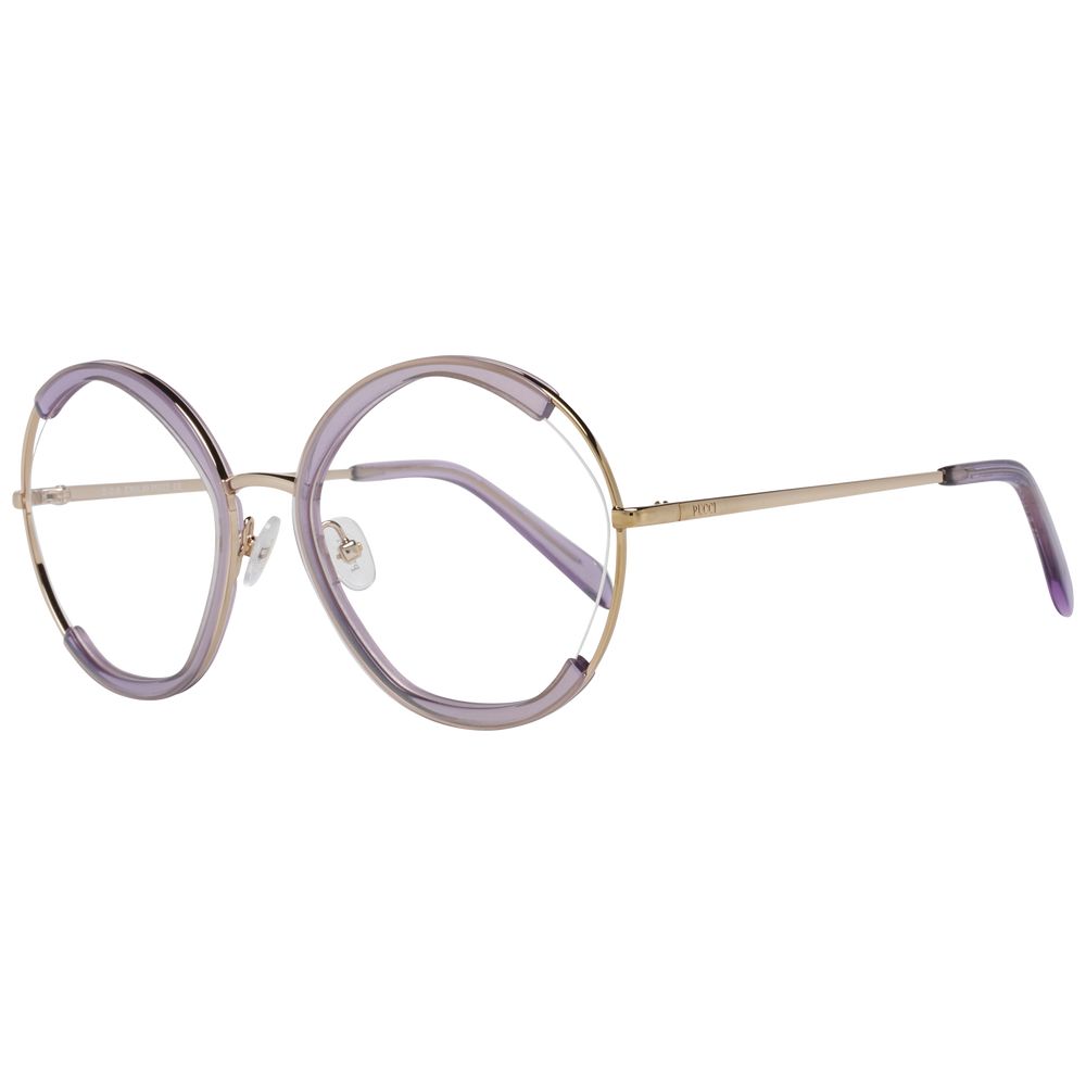 Emilio Pucci Violet metal and plastic glasses (frames)