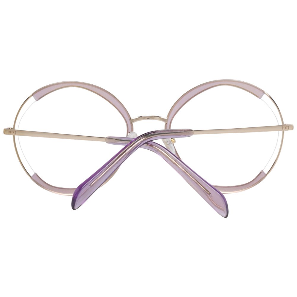 Emilio Pucci Violette Metall- und Kunststoffbrille (Rahmen)