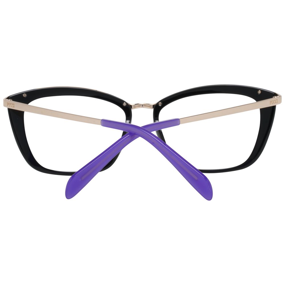 Emilio Pucci Black Metal &amp; Plastic Glasses (Frames)