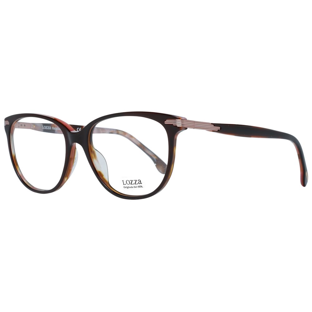 Lozza Brown Plastic Eyeglass Frames