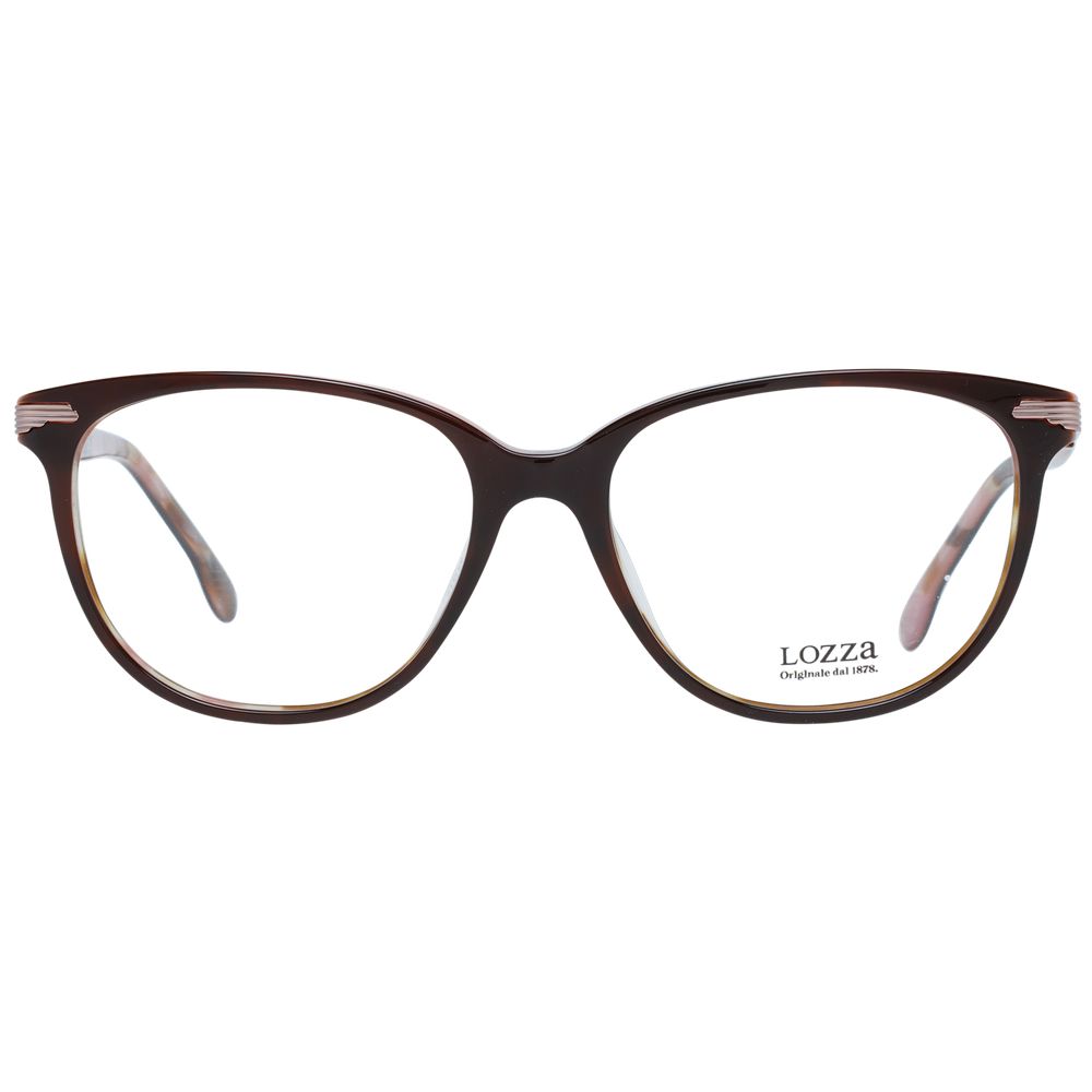 Lozza Brown Plastic Eyeglass Frames
