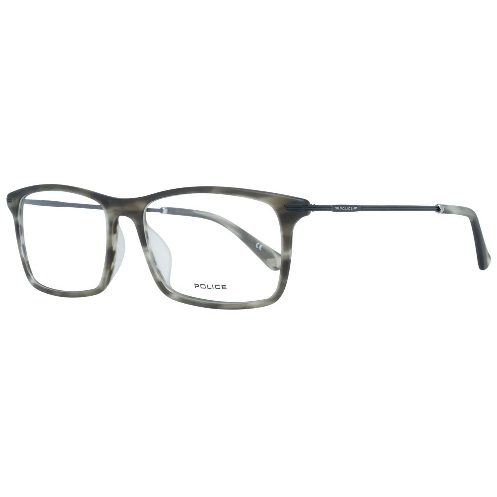 Police Gray Men Optical Glasses Frames