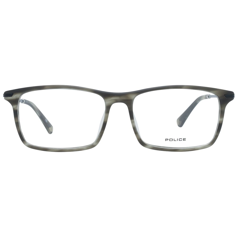 Police Gray Men Optical Glasses Frames