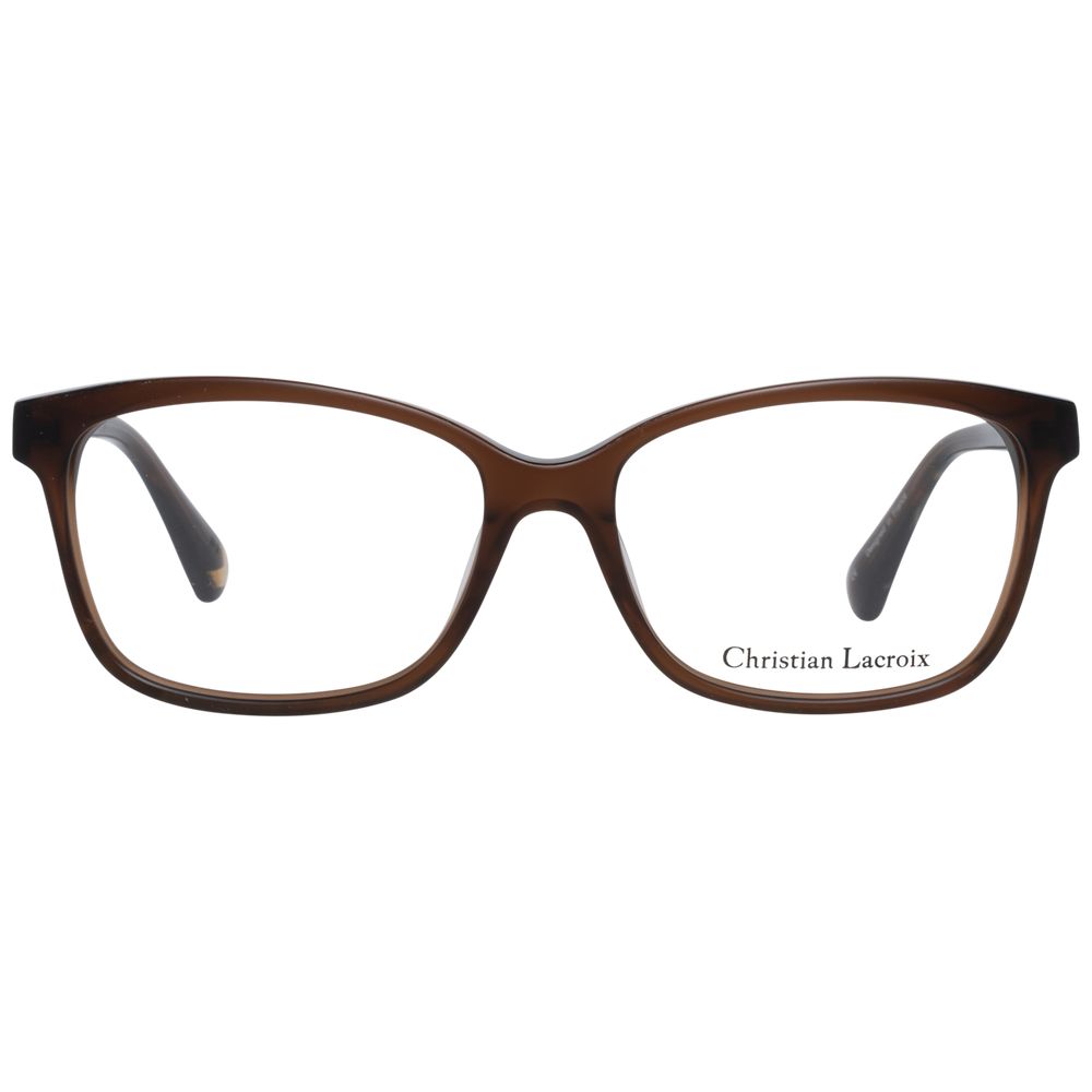 Christian Lacroix brown plastic glasses (frames)