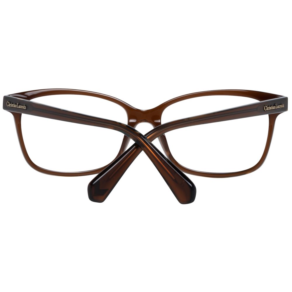 Christian Lacroix brown plastic glasses (frames)
