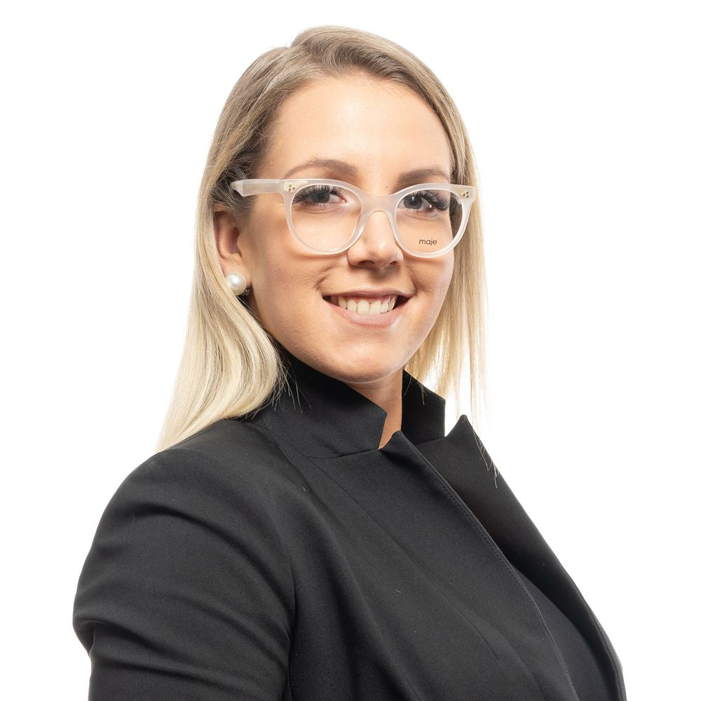 Maje Weiße Kunststoff-Brillengestelle