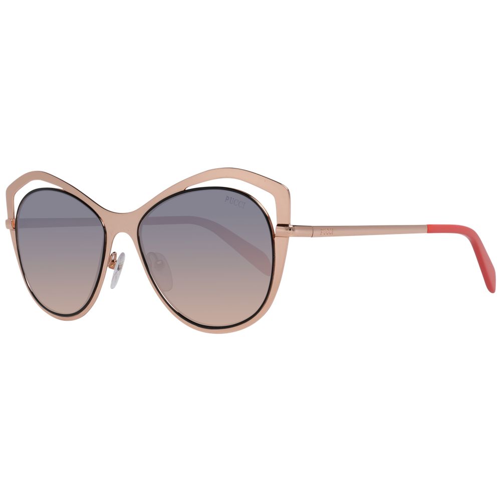 Emilio Pucci sunglasses in rose gold metal