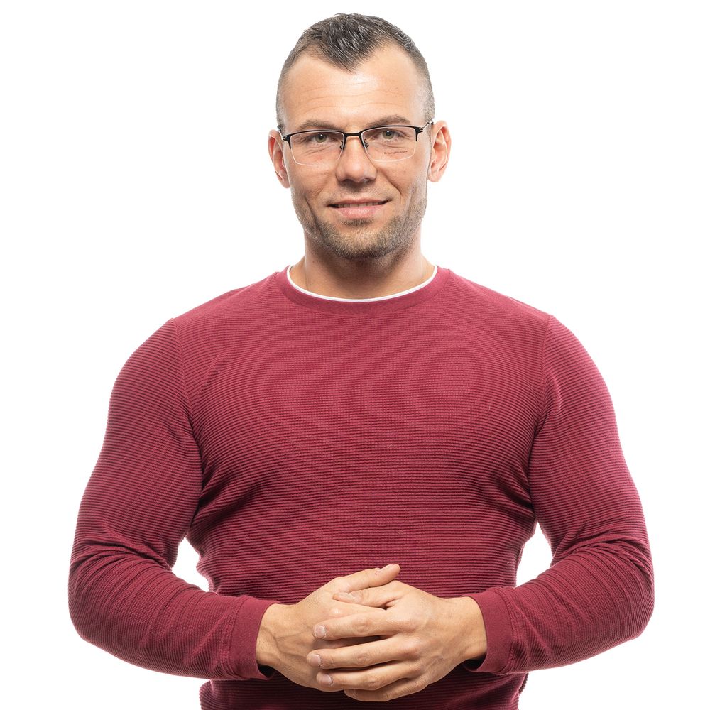 Ermenegildo Zegna Siyah Erkek Optik Çerçeveler