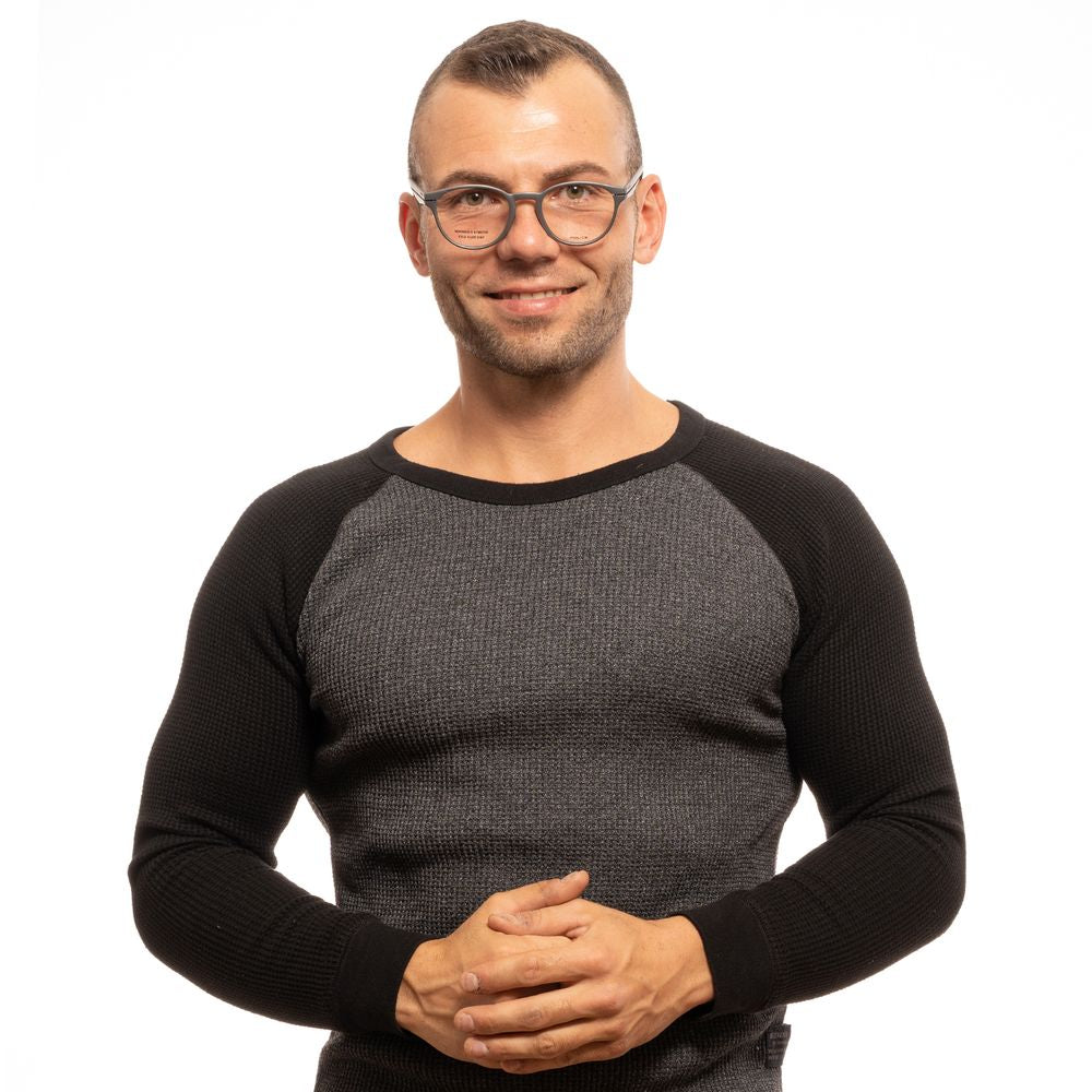 Polis Gri Erkek Optik Gözlük Çerçeveleri