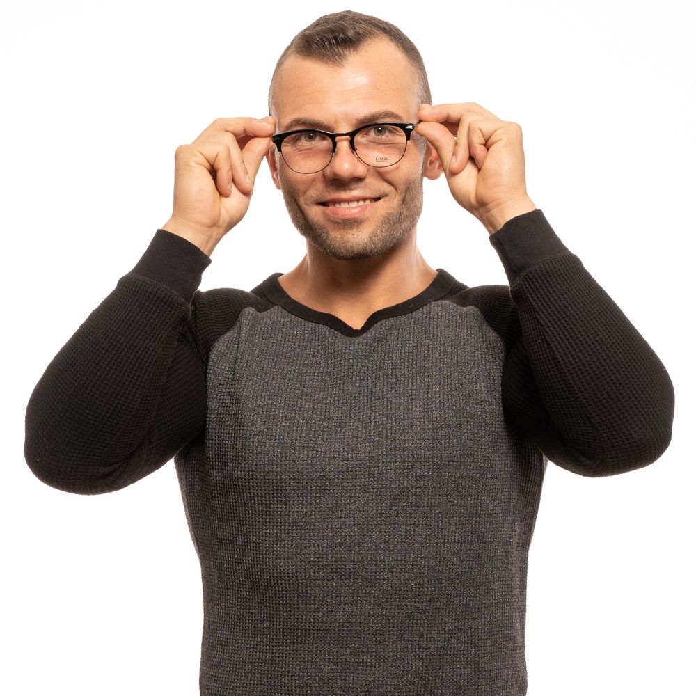 Lozza Schwarze Metall- und Kunststoffbrille (Gestelle)