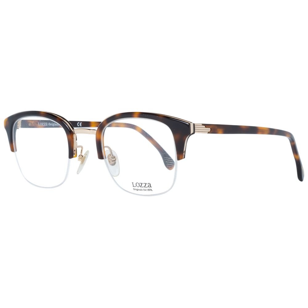 Lozza Braune Metall- und Kunststoffbrille (Gestelle)