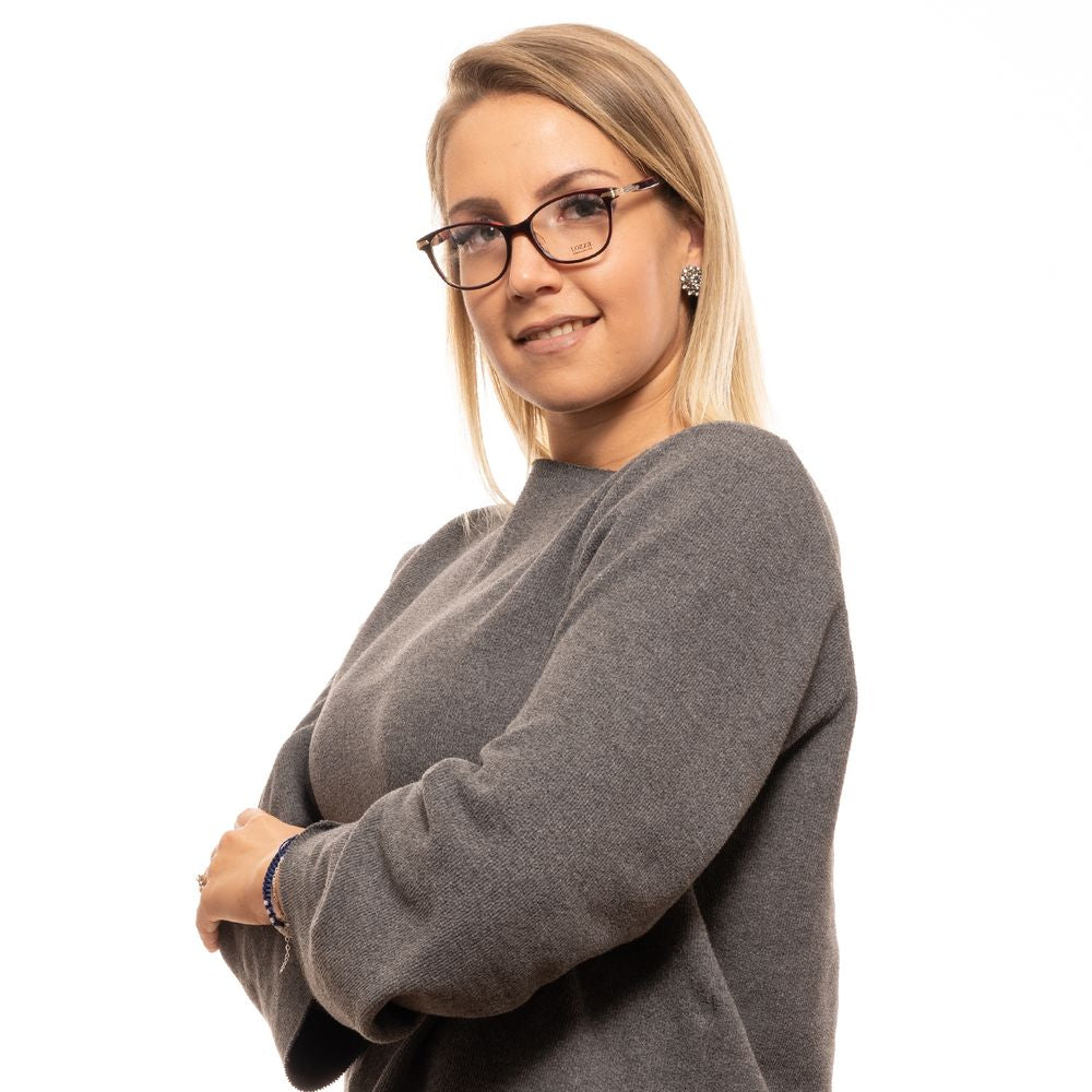 Lozza Burgundy Plastic Glasses Frames