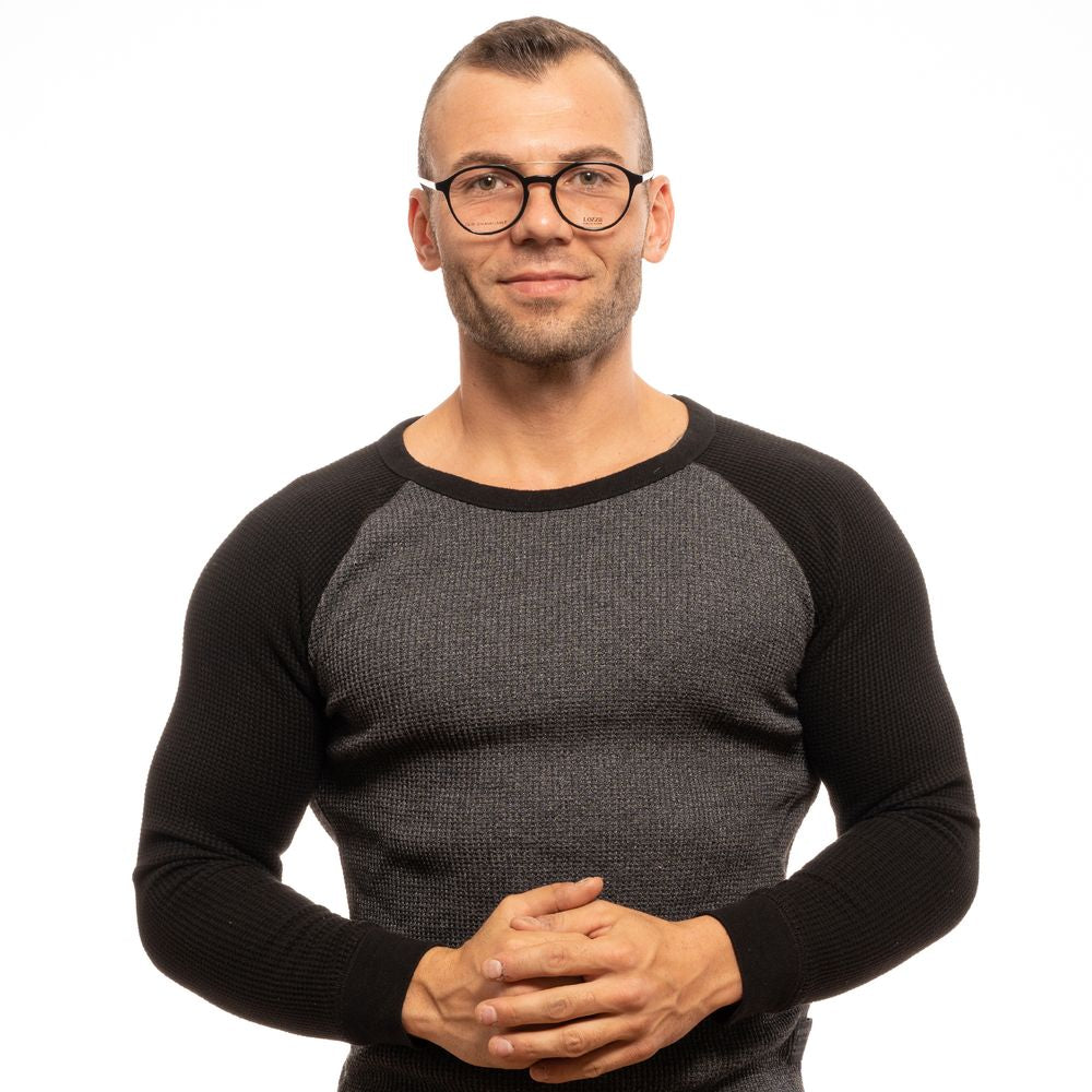 Lozza Brille mit Metall- und Kunststoffrahmen in Schwarz