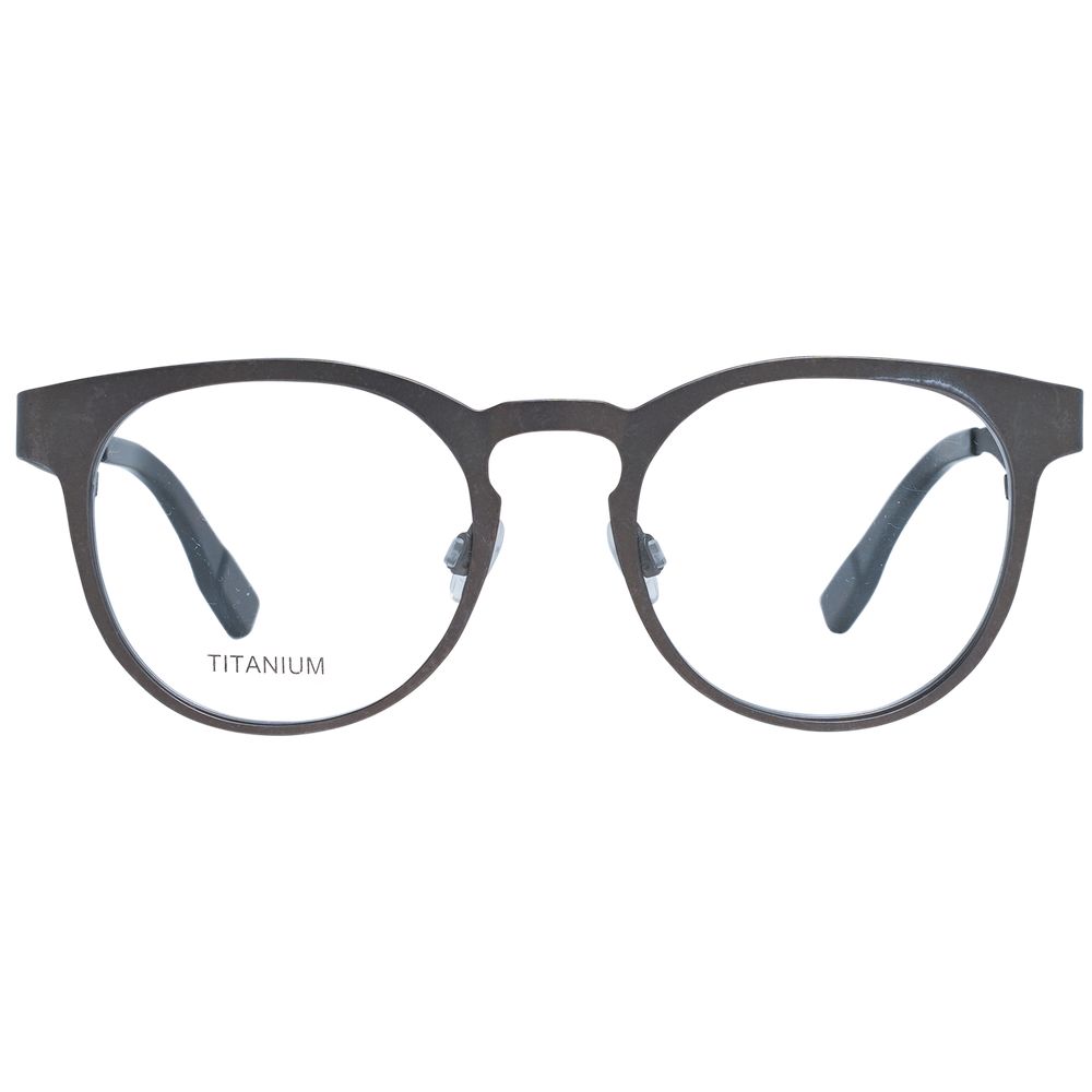 Ermenegildo Zegna Gray Men Optical Eyeglass Frames