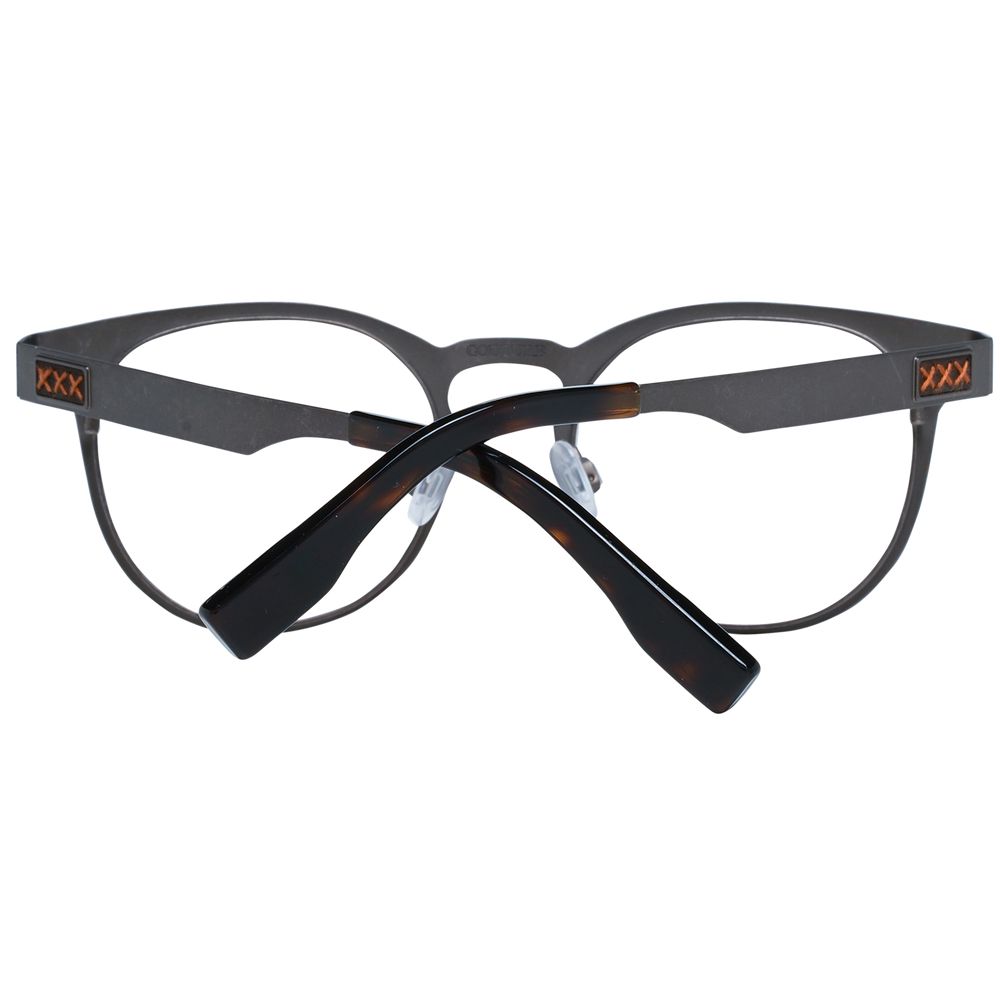 Ermenegildo Zegna Gray Men Optical Eyeglass Frames