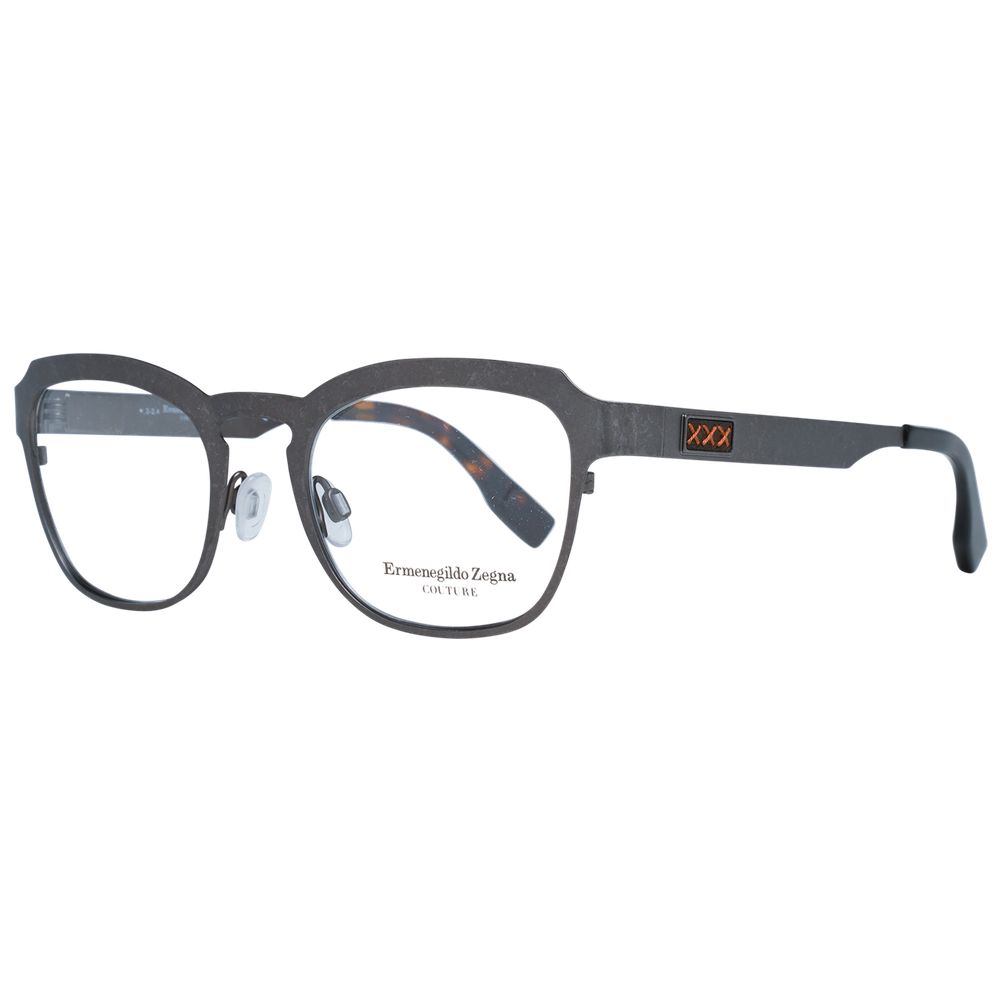 Ermenegildo Zegna Gray Men Optical Eyeglass Frames