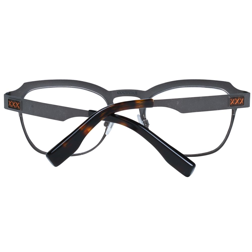 Ermenegildo Zegna Gray Men Optical Eyeglass Frames