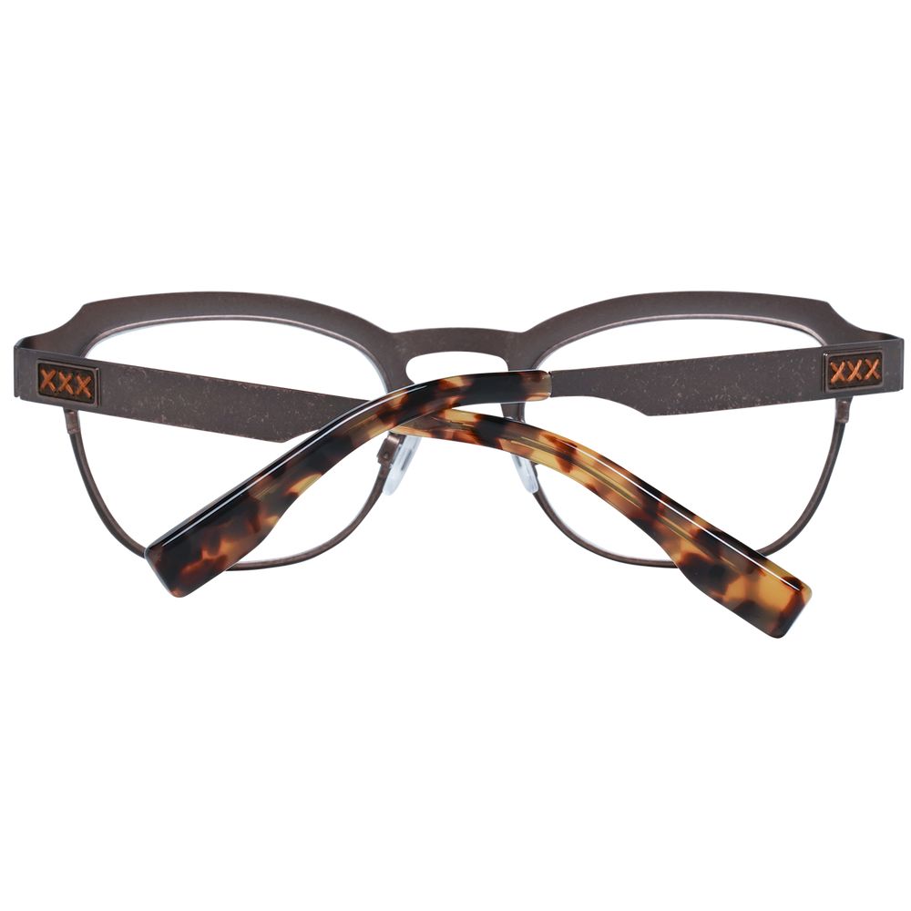 Ermenegildo Zegna Bronze Men Optical Frames