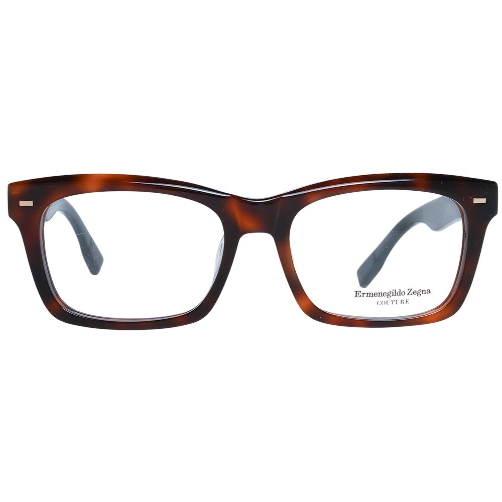 Ermenegildo Zegna Braune Acetat-, Holz- & Hornbrille (Rahmen)