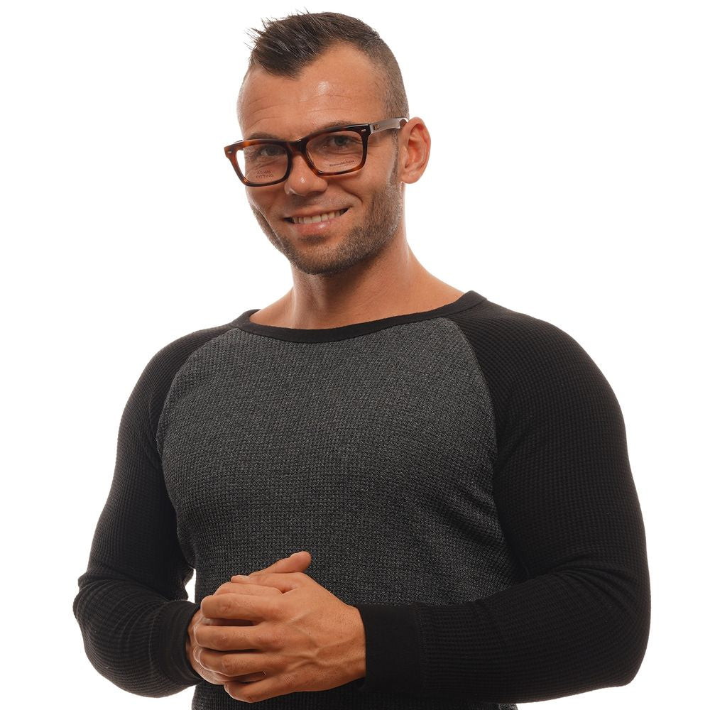 Ermenegildo Zegna Brown Acetate, Wood &amp; Horn Glasses (Frames)
