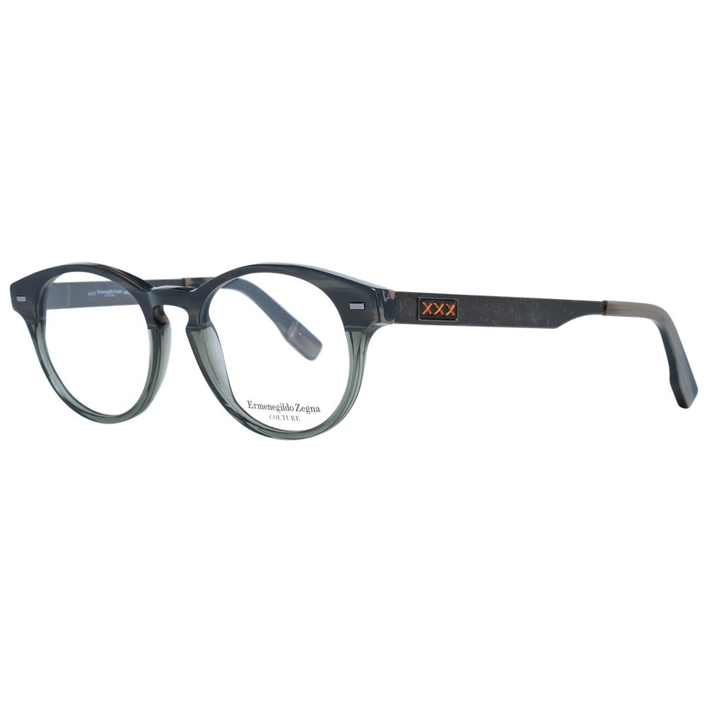Ermenegildo Zegna Gray Men Optical Eyeglass Frames