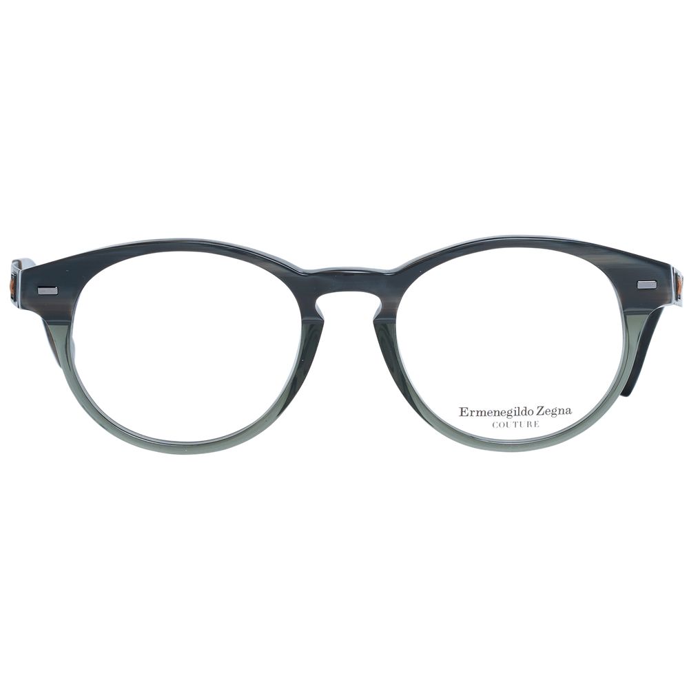 Ermenegildo Zegna Gray Men Optical Eyeglass Frames