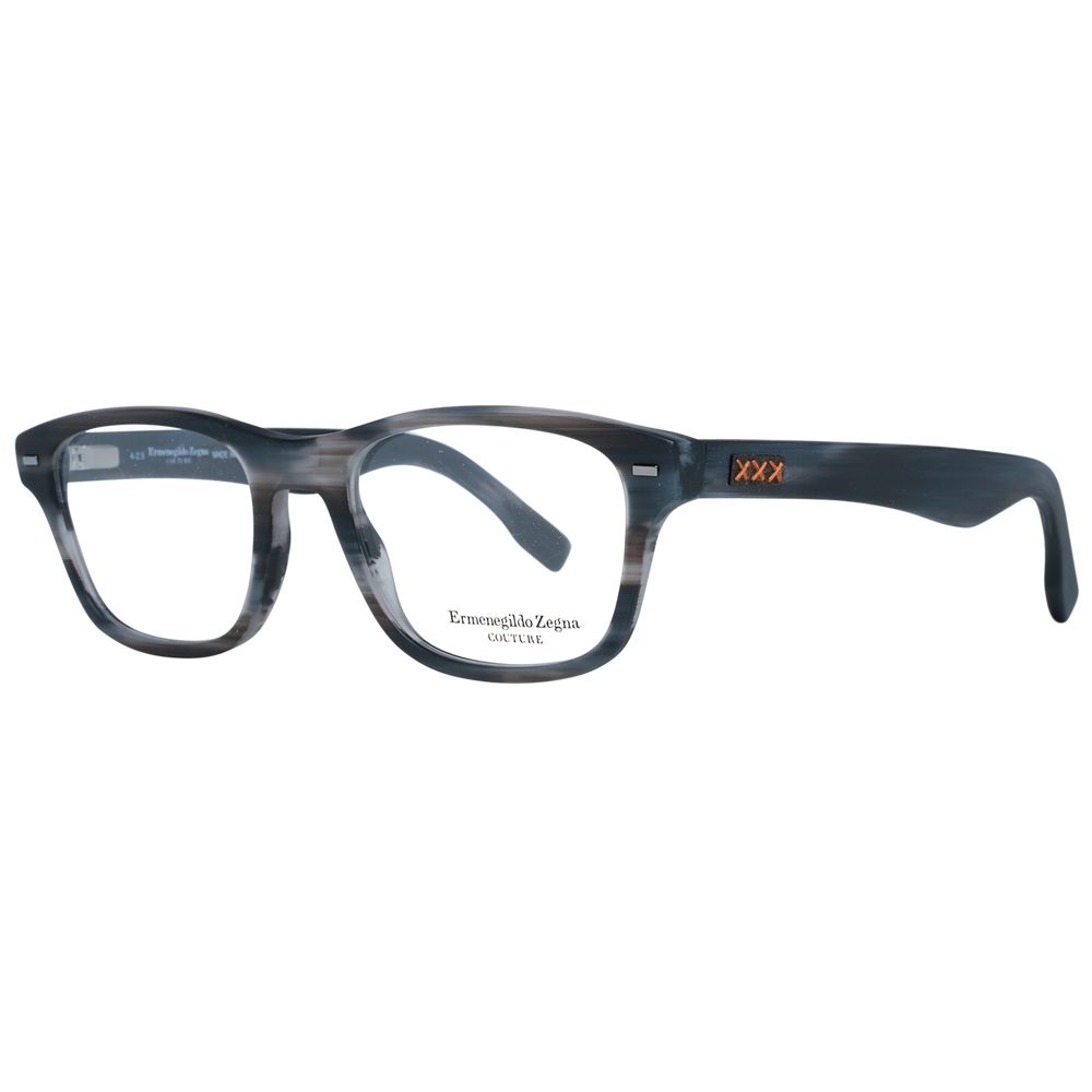 Ermenegildo Zegna Gray Men Optical Eyeglass Frames