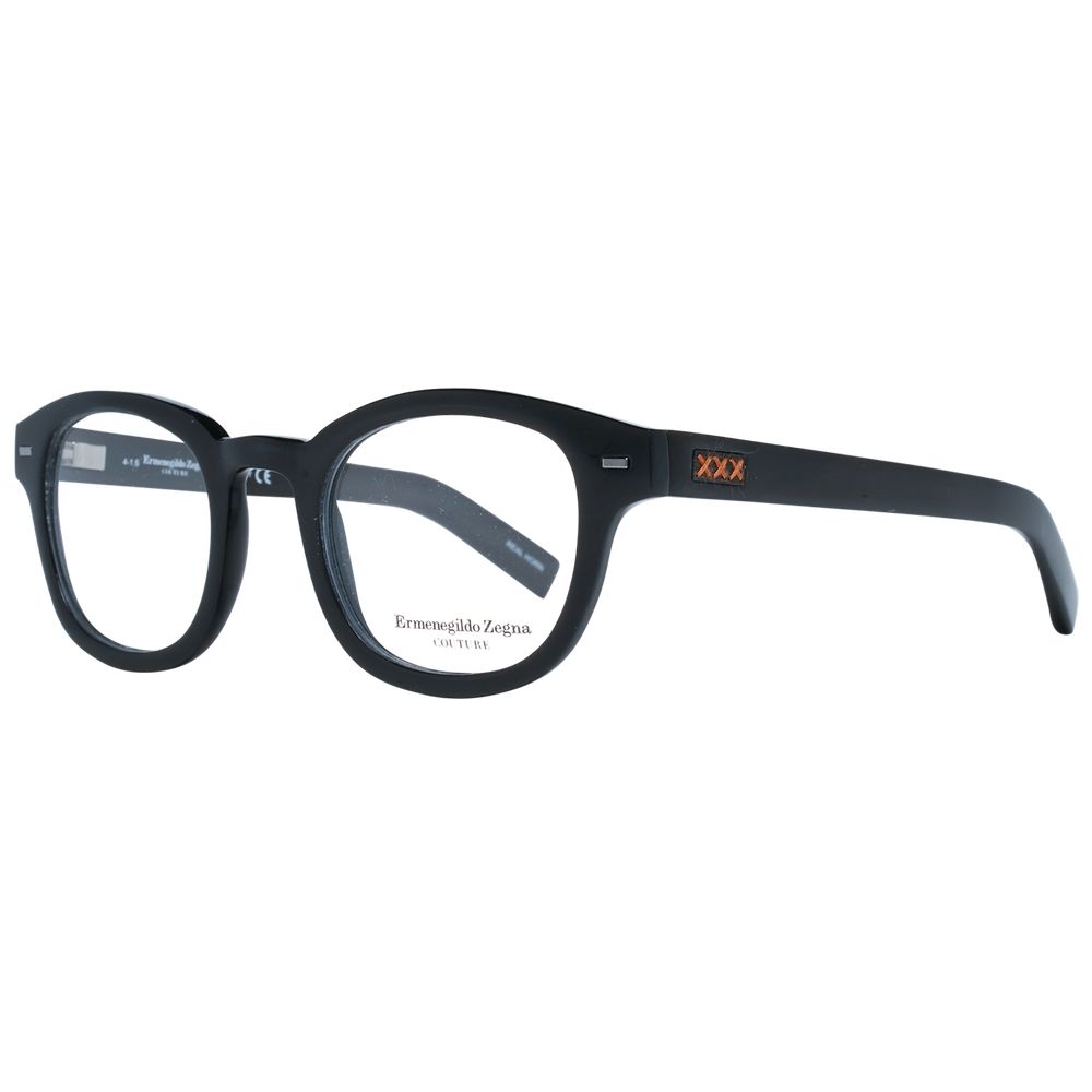 Ermenegildo Zegna Schwarze Hornbrille (Rahmen)