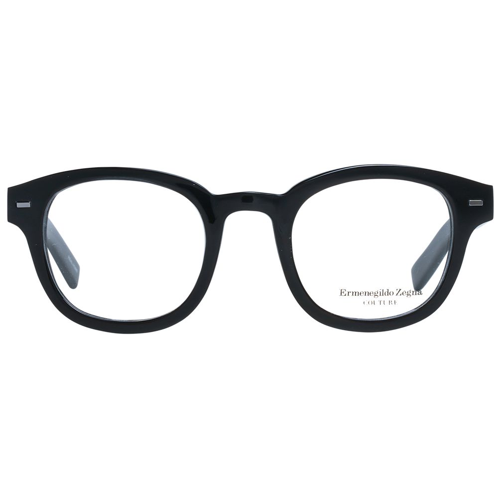 Ermenegildo Zegna Schwarze Hornbrille (Rahmen)