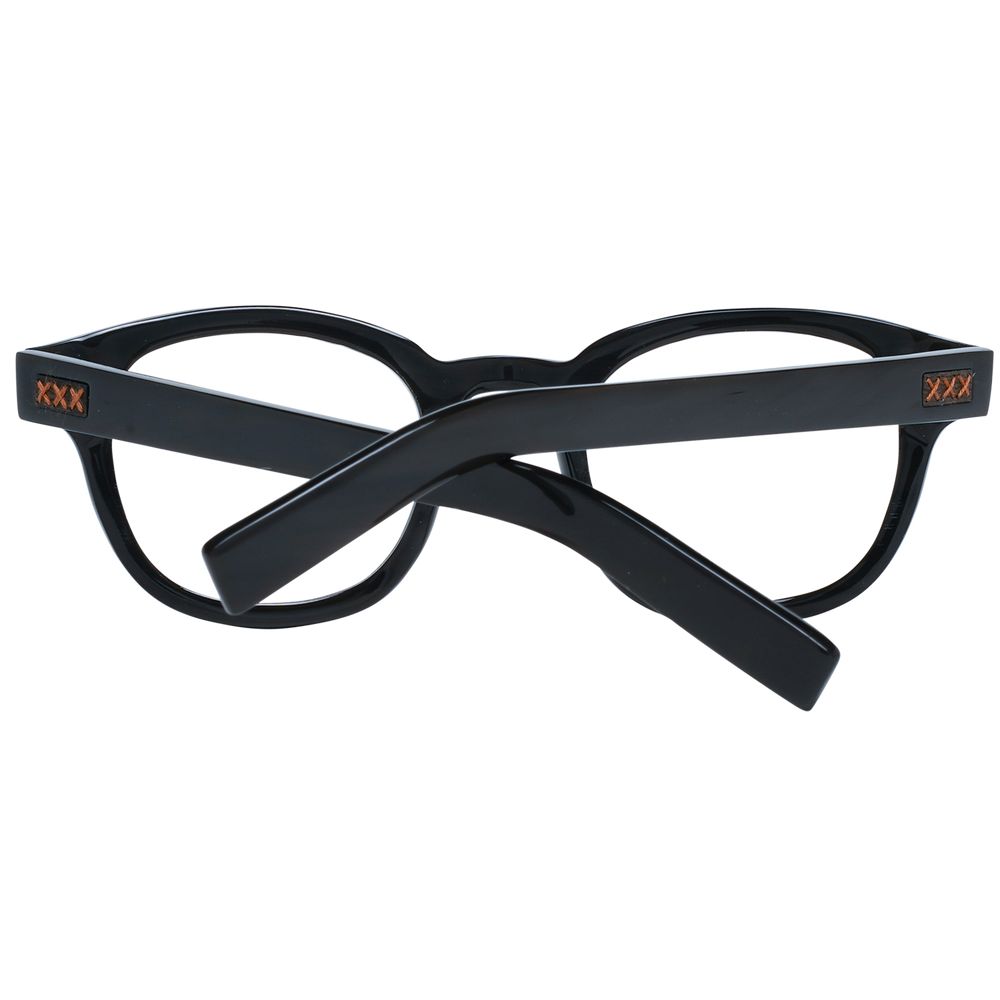 Ermenegildo Zegna Schwarze Hornbrille (Rahmen)