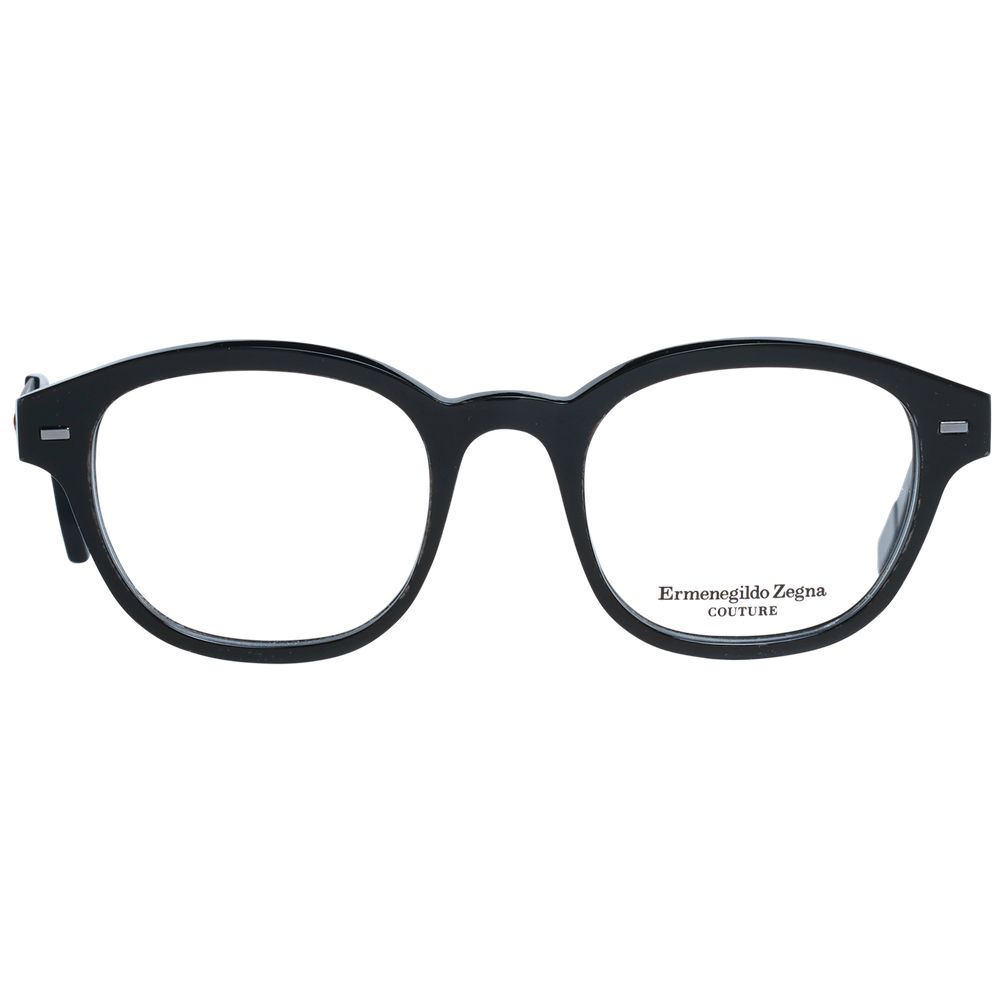 Ermenegildo Zegna Schwarze Hornbrille (Rahmen)