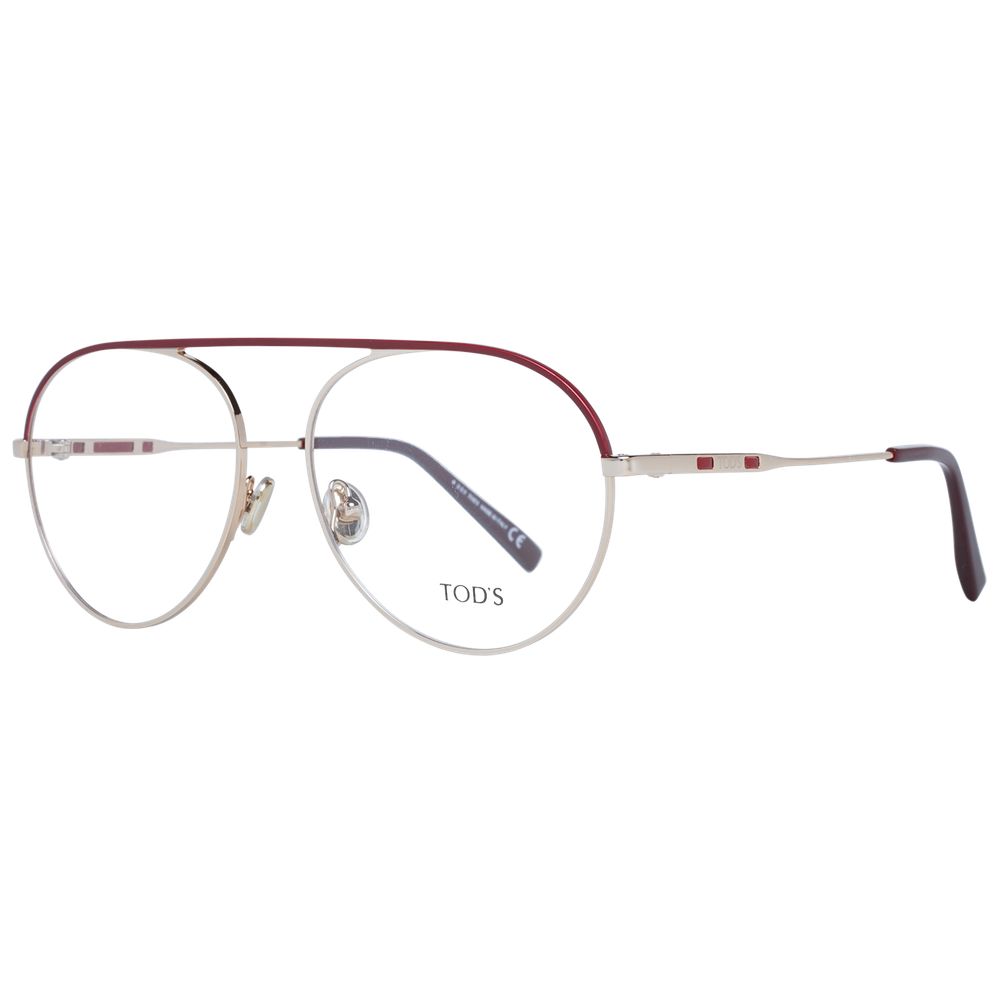 Tod's Rote Metallbrille (Gestell)