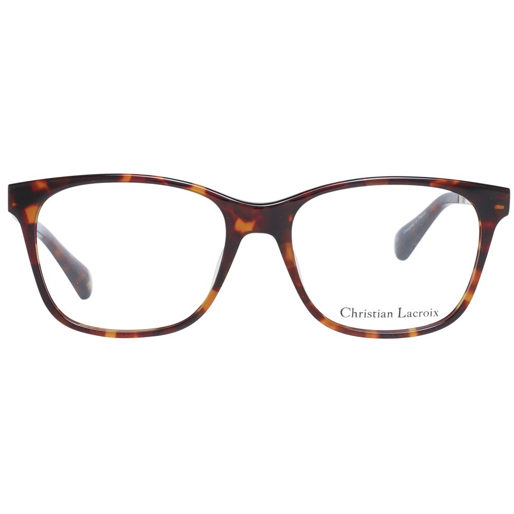Christian Lacroix Braune Acetat-Brille (Gestelle)