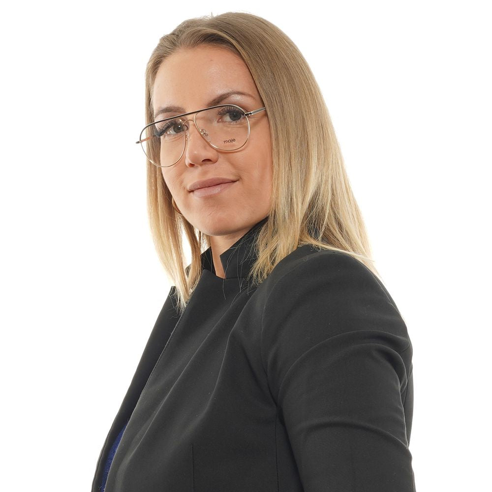 Maje Goldene Edelstahlbrillen (Gestelle)