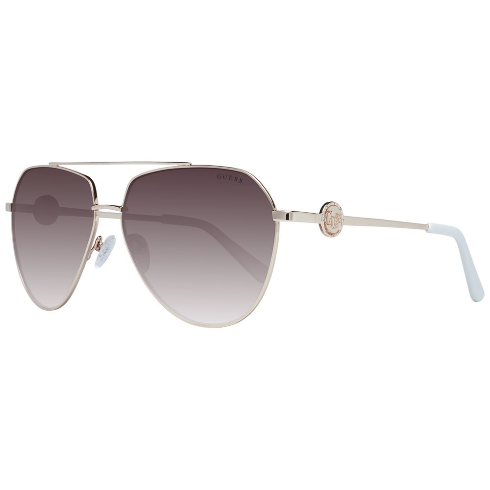 Guess Goldene Sonnenbrille mit Metallrahmen
