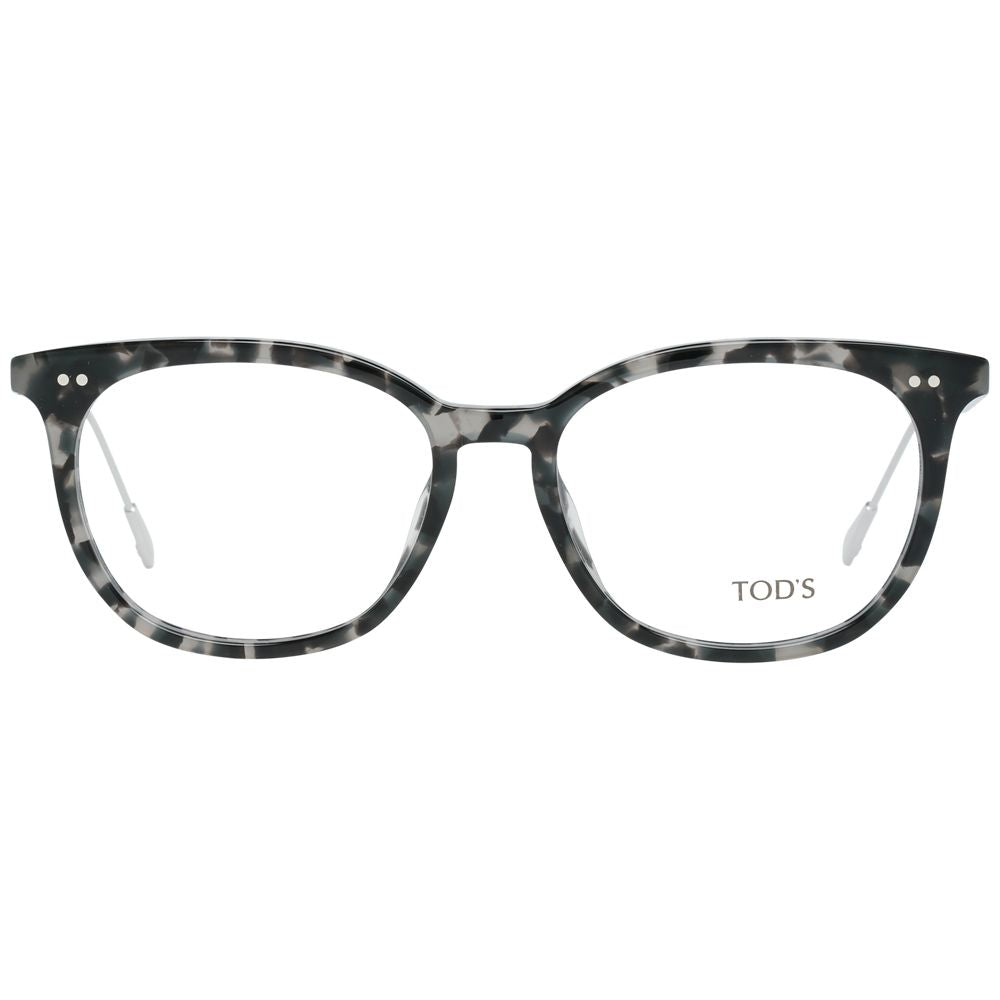 Tod's Brille mit schwarzem Metall- und Kunststoffrahmen