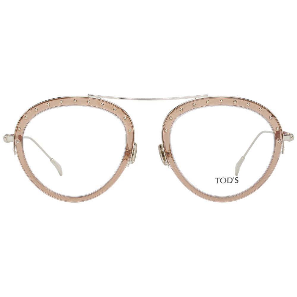 Tod's Braune Metall- und Kunststoffbrille (Gestelle)