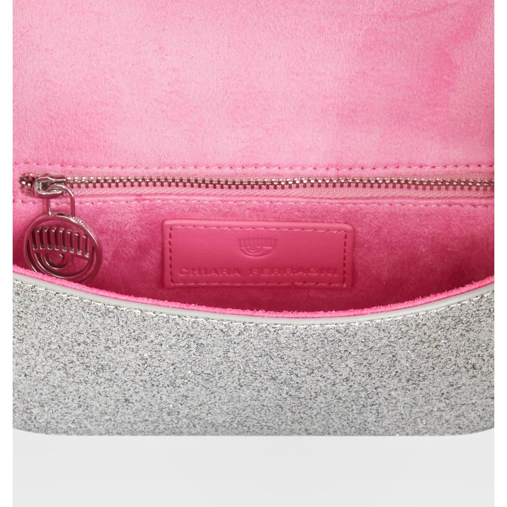 Chiara Ferragni Gümüş Polyester Kadın Omuz Çantası