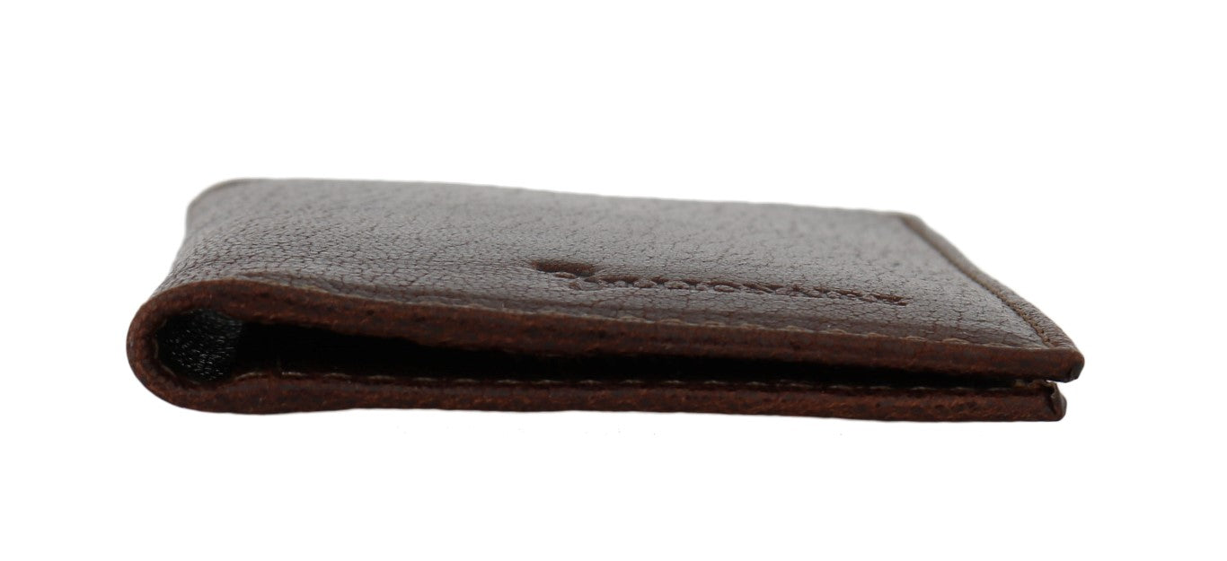 Billionaire Italian Couture Braunes Leder Bifold Wallet