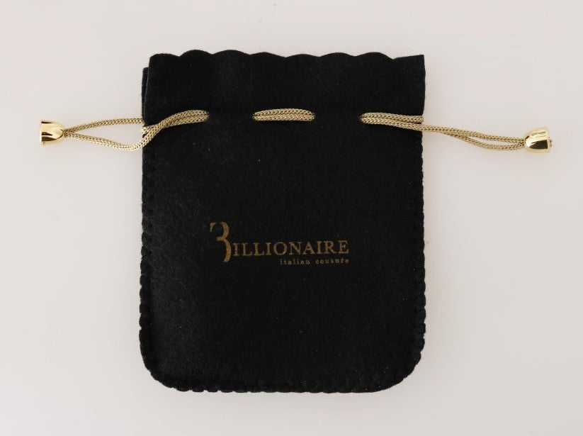 Billionaire Italian Couture Braunes Leder Bifold Wallet