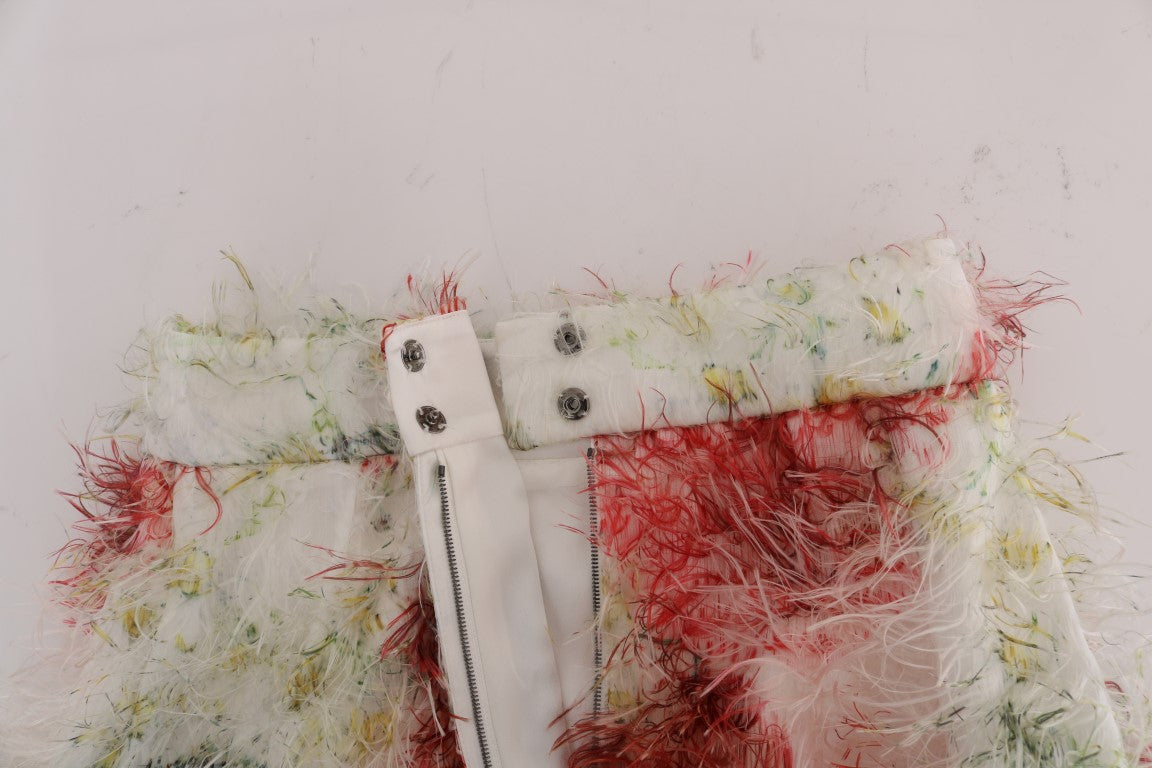 Dolce & Gabbana Floral gemusterter gerader Bleistiftrock