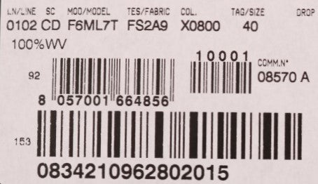 Dolce &amp; Gabbana gri puantiyeli yün kılıf elbise