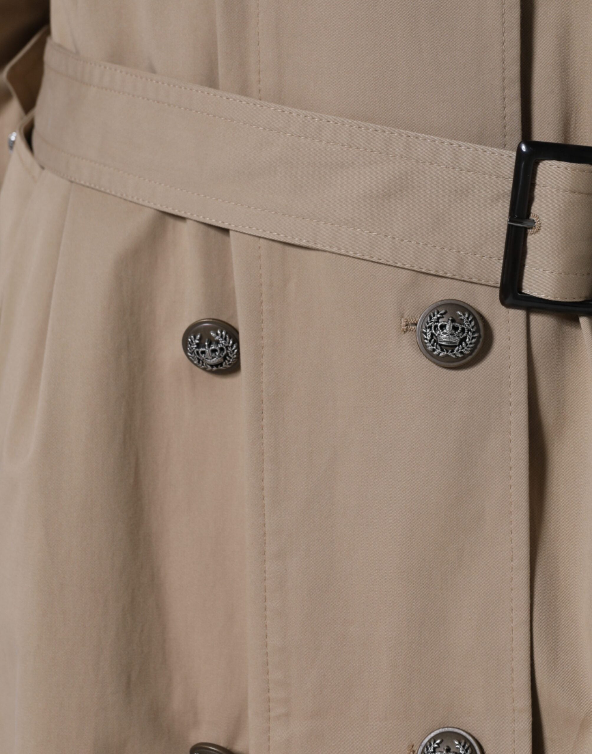 Dolce &amp; Gabbana Haki Kruvaze Trençkot Ceket